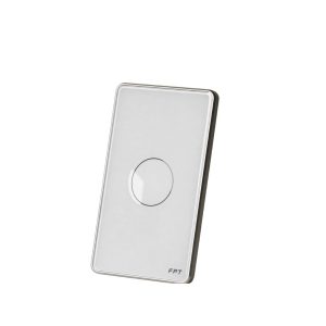 Công tắc cảm ứng vuông công suất cao 1 nút trắng Athena