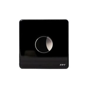 Công tắc cảm ứng vuông công suất cao 1 nút đen Athena