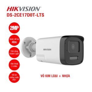 Camera HD-TVI thân trụ 2MP HIKvision DS-2CE17D0T-LTS