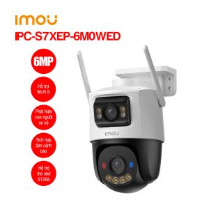 Camera wifi ngoài trời Xoay 360 Imou IPC-S7XEP-6M0WED (Cruiser Dual 2 6M)