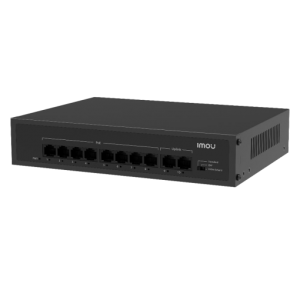 Switch Imou PoE 8 port (Hỗ trợ 2 cổng mạng uplink) SF110P