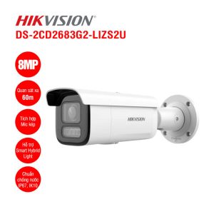 Camera IP 8MP thân Hikvision DS-2CD2683G2-LIZS2U