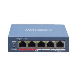 Switch full PoE 100M quản lý qua Cloud 4 cổng HIKvision DS-3E1105P-EI