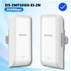 Bộ bắn điểm ngoài trời phát sóng wifi không dây 1Km Hikvision DS-3WF1000-EI-2N