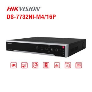 Đầu ghi IP 32 kênh hỗ trợ 4 HDD tích hợp 16 cổng POE HIKvision DS-7732NI-M4/16P