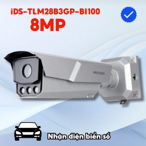 Camera IP nhận diện biển số xe tốc độ cao Hikvision 8MP iDS-TLM28B3GP-BI100