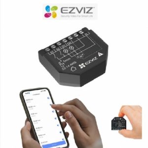 Smart WiFi Relay Black Color Wireless Lighting Control Ezviz CS-T35-R100-WM