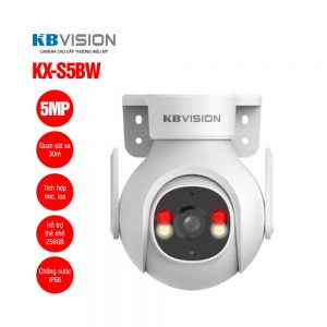 Camera WiFi quay quét ngoài trời 5.0MP KBvision KX-S5BW