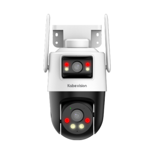 Camera WiFi 2 ống kính quay quét ngoài trời 10MP KBvision KX-SM10L
