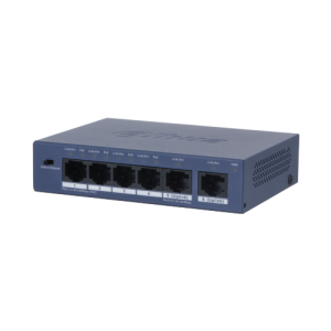 Switch PoE 4 port (Hỗ trợ 2 cổng mạng uplink) Dahua DH-S3006-4ET-36