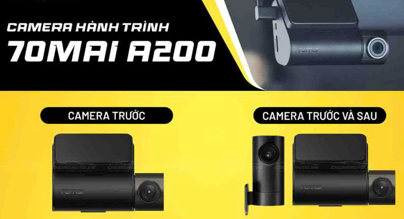 70Mai A200 trước sau