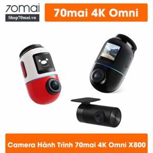 Camera hành trình Xiaomi 70mai 4K Omni X800 Trước và Sau