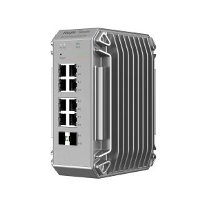 Switch 8-Port GE PoE + 2-Port SFP Managed Industrial-Grade RUIJIE RG-NIS3100-8GT2SFP-HP