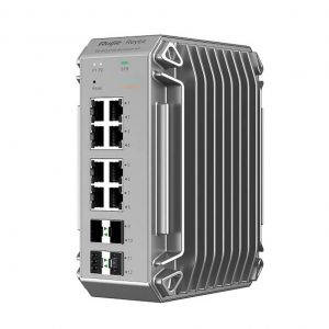 Switch 8-Port GE + 4-Port SFP Managed Industrial-Grade RUIJIE RG-NIS3100-8GT4SFP-HP